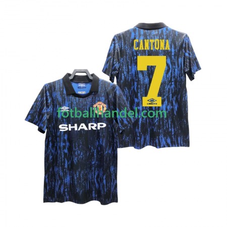 Herre Fotballdrakter Manchester United CANTONA 7 Hjemme Retro 1993 Kortermet